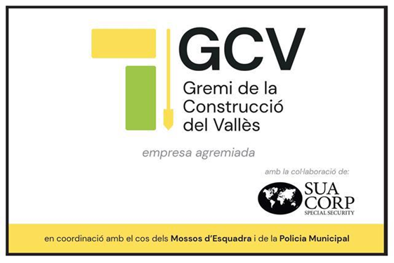 Vine a recollir els adhesius del Gremi per donar seguretat a les teves obres
