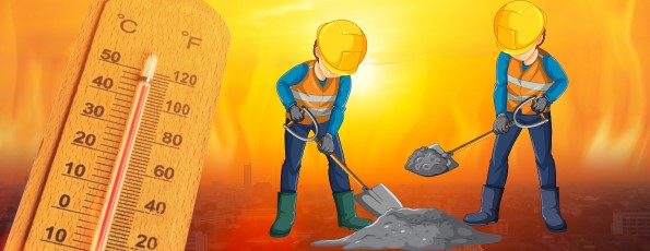 Mesures per afrontar les altes temperatures a l’obra